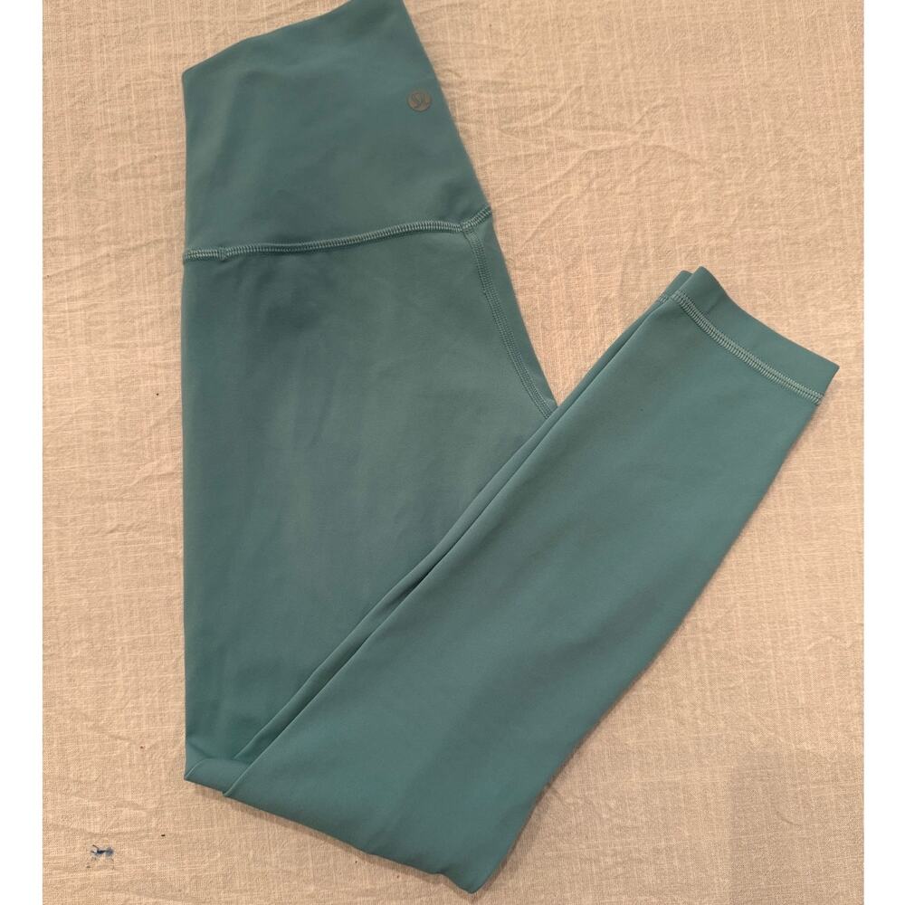 Lululemon | Tidal Teal Blue Align High-Rise Pant 3/4 Legging Pants | size 4